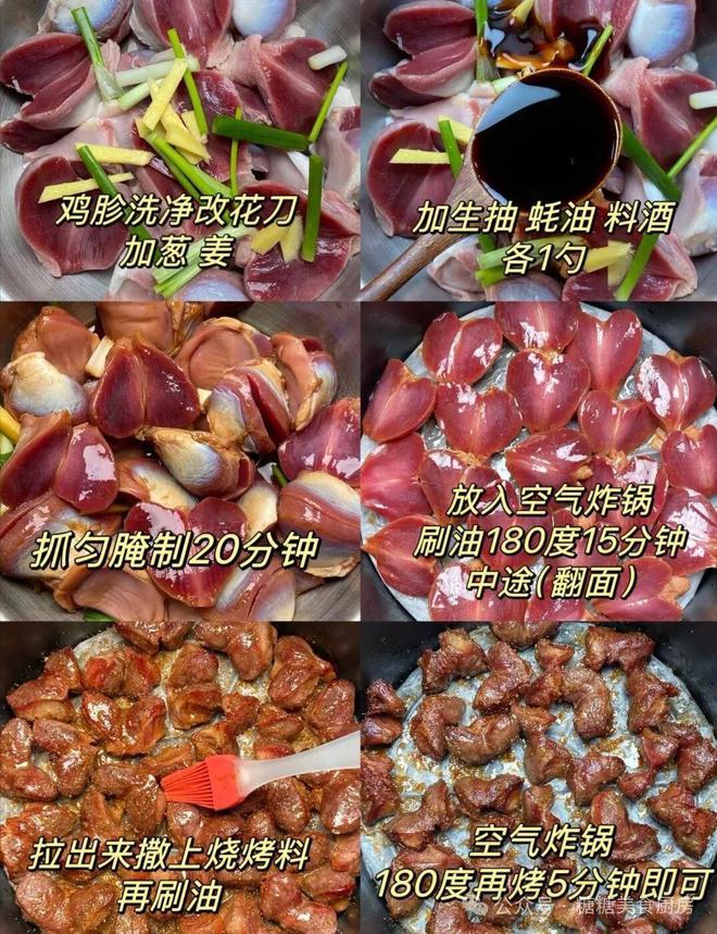 得金黄酥脆内里却保持着柔嫩多汁香气扑鼻。尊龙凯时人生就是搏平台烤鸡胗！它外表烤(图2)